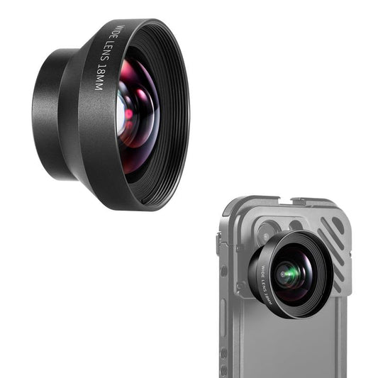 NEEWER LS-42 18mm HD 100° Wide Angle Lens for 17mm Threaded Backplate